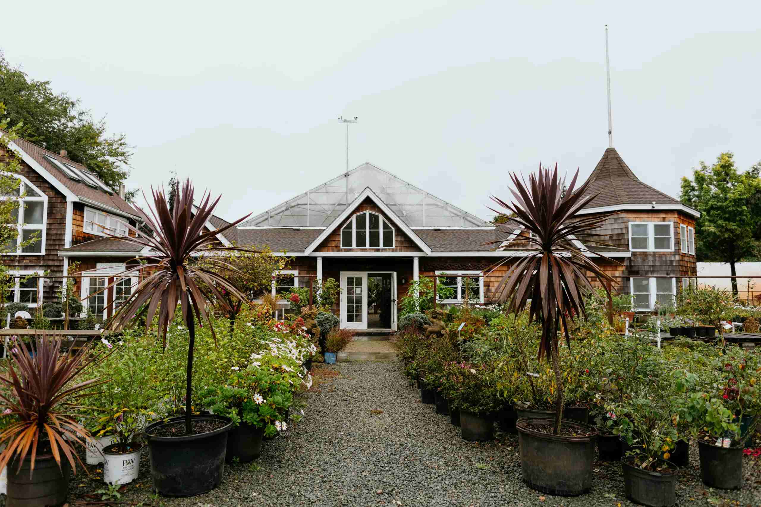 Front view of nursery house